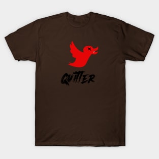 Quitter social media joke T-Shirt